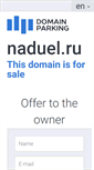 Mobile Screenshot of naduel.ru